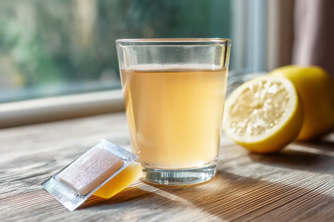 lipoless gelatin weight loss drink in glass