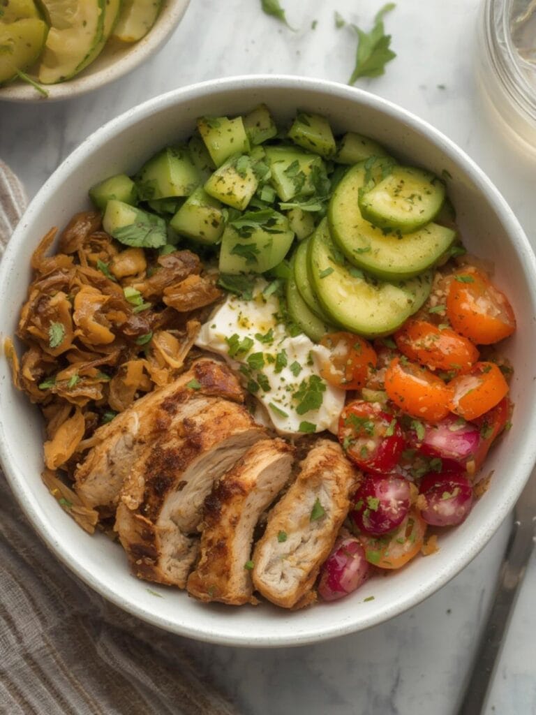 Healthy Easy Chicken Bowl